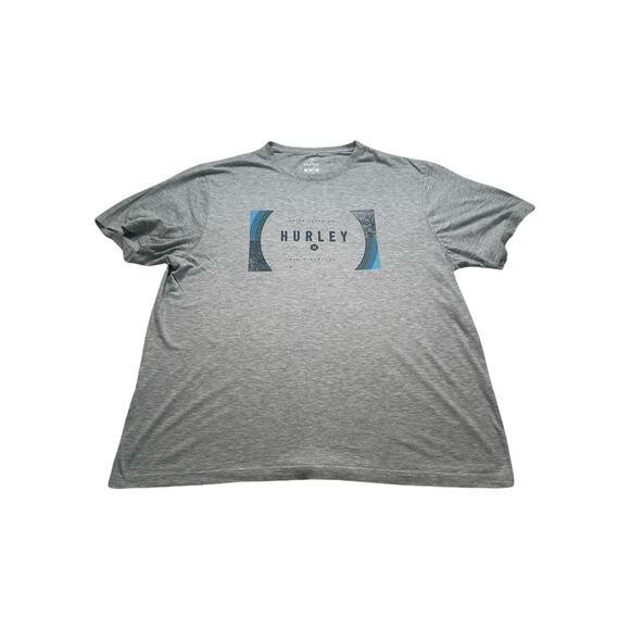 Hurley T-Shirt‎ Men’s Grey Short Sleeve Size XL Skate Retro Surf (200) - Picture 1 of 6
